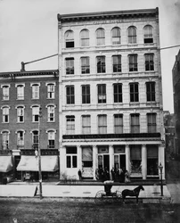 Carson Pirie Scott Building au 120-118 State Street, Chicago, vers 1869